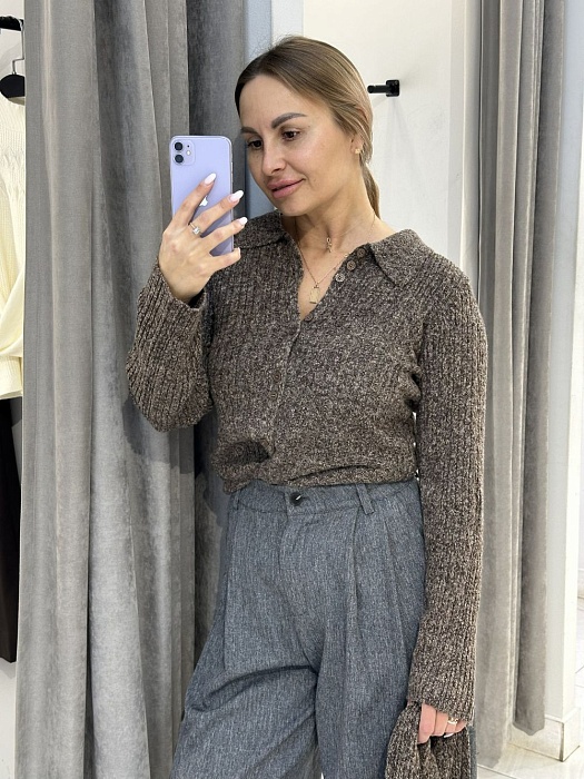 Комплект джемпер+ косынка