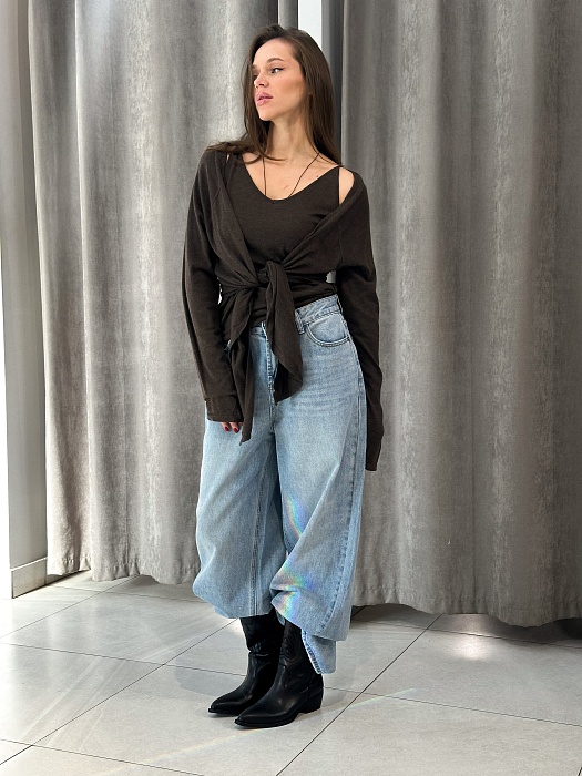 Комплект кардиган+ майка